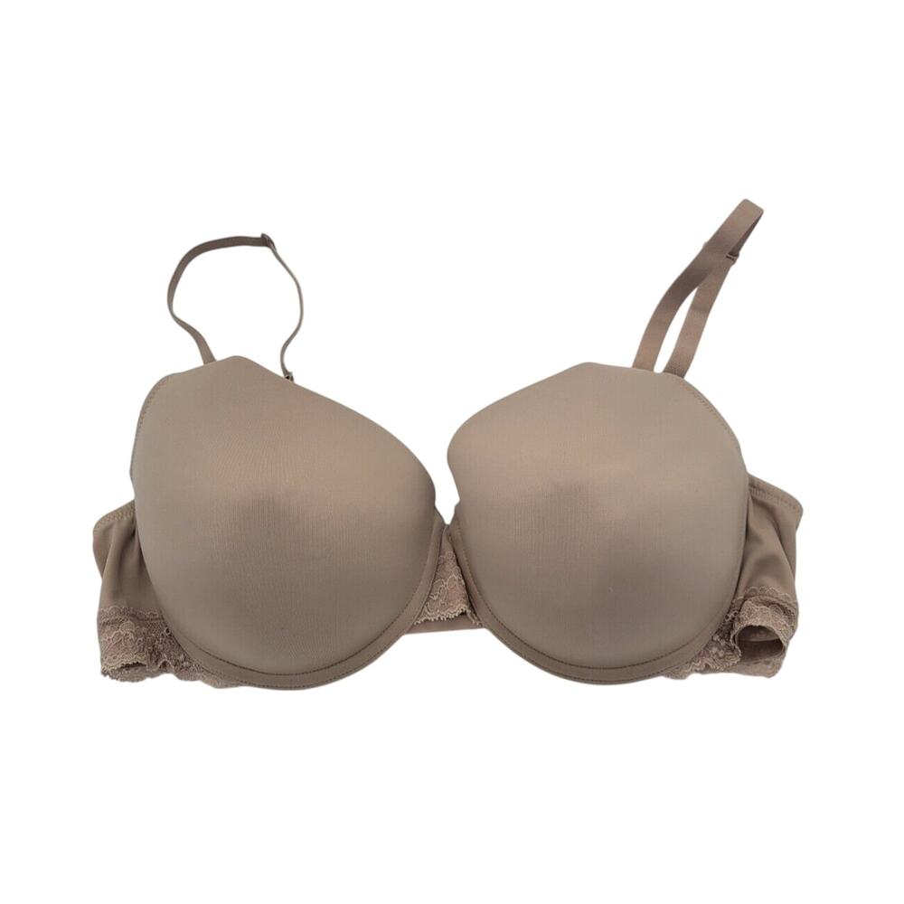 Modern Movement 3D Curves Tan Full Coverage Underwire Bra Size 38B‎